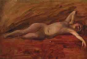 Reclining Nude, William Woodward